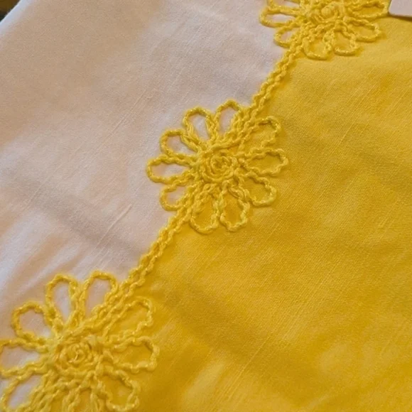 NWT Maeve Surf City Linen Blend Embellished Shorts - Picture 5 of 7